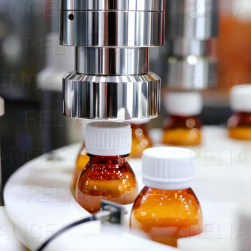 Linia do napełniania i zakręcania butelek z zawiesinami doustnymi dla przemysłu farmaceutycznego – Zawies...
