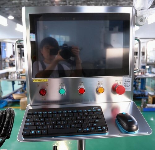 GMP Reagent Testing Tube Labeling Machine with CCD Camera Inspection</trp-post...