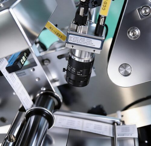 GMP Reagent Testing Tube Labeling Machine with CCD Camera Inspection</trp-post...