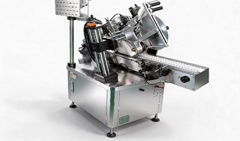 GMP Reagent Testing Tube Labeling Machine with CCD Camera Inspection</trp-post...